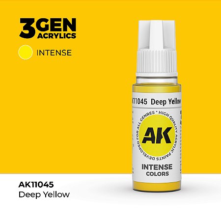 Tinta Acrílica DEEP YELLOW - AK Interactive (17ml)