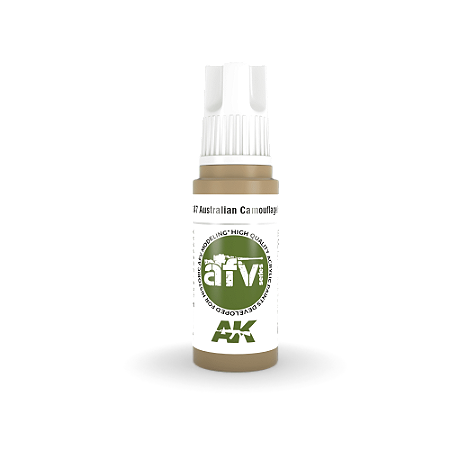 Tinta Acrílica AUSTRALIAN CAMOUFLAGE BROWN - AK Interactive (17ml)