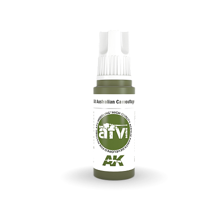 Tinta Acrílica AUSTRALIAN CAMOUFLAGE GREEN - AK Interactive (17ml)