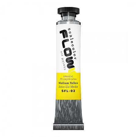 Tinta Óleo Floww - MEDIUM YELLOW - Scale75 (20ml)