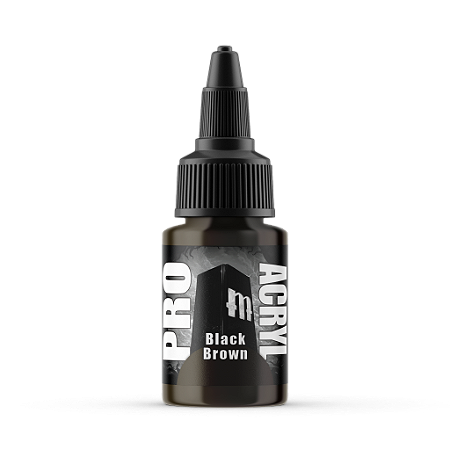 Tinta Acrílica Artística BLACK BROWN - Pro Acryl (22ml)