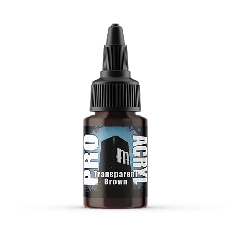 Tinta Acrílica Artística TRANSPARENT BROWN - Pro Acryl (22ml)
