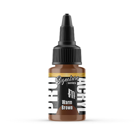 Tinta Acrílica Artística WARM BROWN - Pro Acryl (22ml)