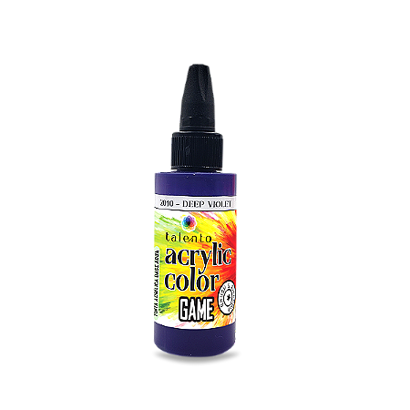 Tinta Acrílica Game - DEEP VIOLET - Talento (30ml)