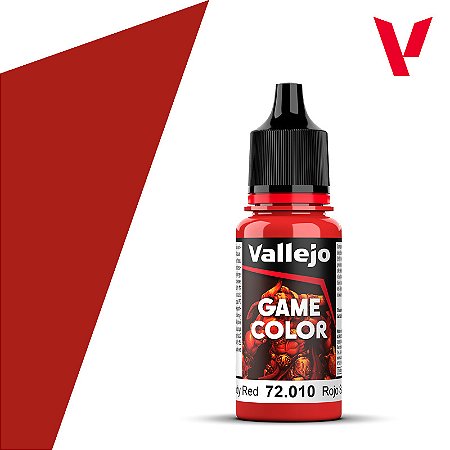 Tinta Acrílica Game Color BLOODY RED - Vallejo (18ml)