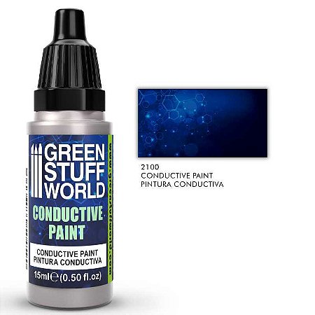 Tinta Metálica CONDUTIVA - Green Stuff World (17ml)