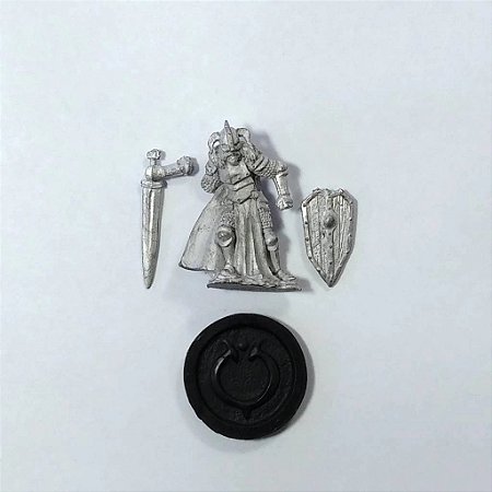 Alderus, O Irredutivel - Miniatura de Metal para RPG