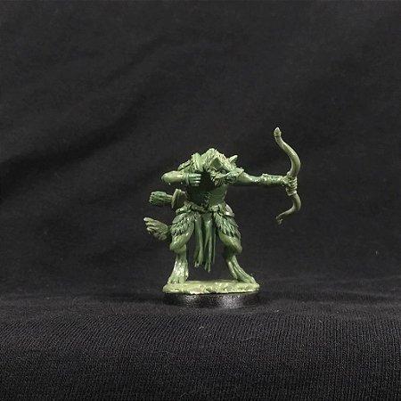 Gnoll Arqueiro - Miniatura de Metal para RPG