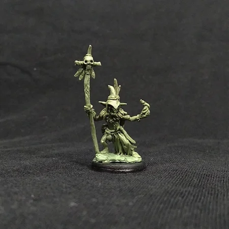 Goblin Xamã - Miniatura de Metal para RPG