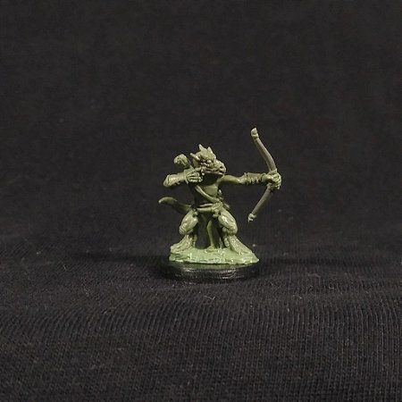 Kobold Arqueiro - Miniatura de Metal para RPG