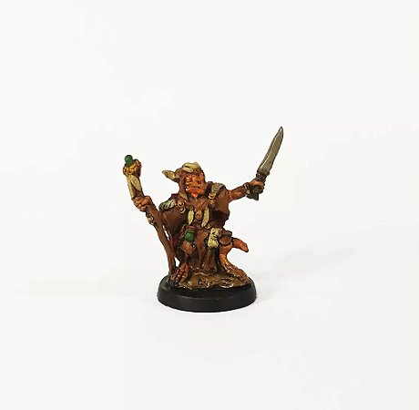 Kobold Feiticeiro - Miniatura de Metal para RPG