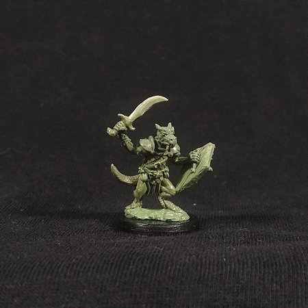 Kobold Guerreiro - Miniatura de Metal para RPG