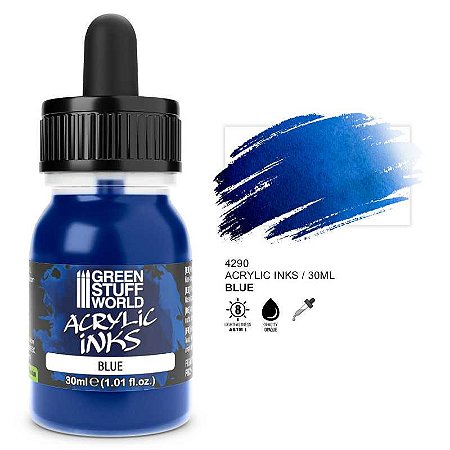 Ink Acrílica de Alta Cobertura AZUL - Green Stuff World (30ml)