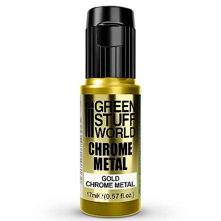 Tinta Metálica GOLD CHROME - Green Stuff World (17ml)