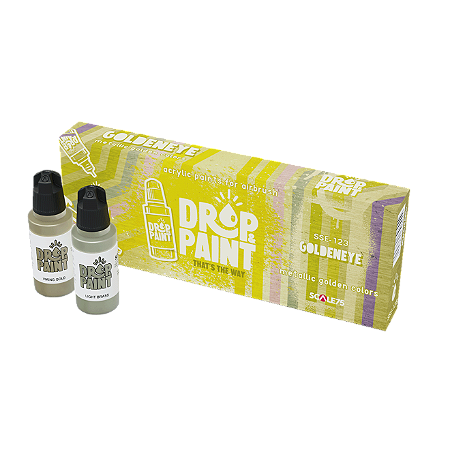 Conjunto Tintas Acrílicas Drop & Paint - GOLDENEYE - Scale75 (Box x8 17ml)