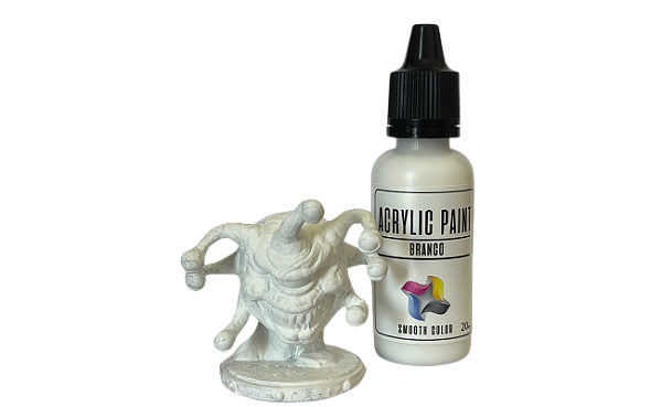 Tinta Acrílica BRANCO - Smooth 3d (20ml)