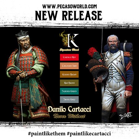 Conjunto Tintas Acrílicas DANILO CARTACCI - Kimera Kolors (Box x6 30ml)
