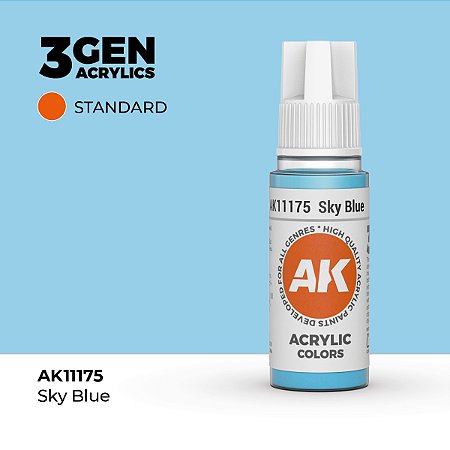 Tinta Acrílica SKY BLUE - AK Interactive (17ml)
