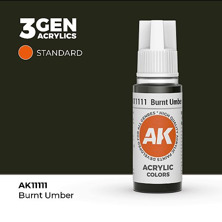 Tinta Acrílica BURNT UMBER - AK Interactive (17ml)