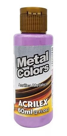 Tinta Metal Colors MAGENTA - Acrilex (60ml)