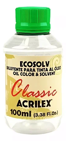 Solvente de tinta óleo ECOSOLV - Acrilex (100ml)