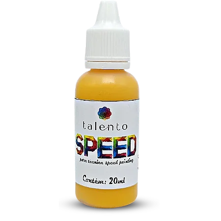 Tinta Acrílica Speed - AMARELO GEMA - Talento (20ml)