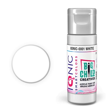 Tinta Acrílica WHITE (Branco) - IONIC (20ml)