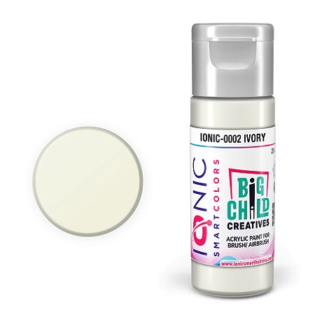 Tinta Acrílica IVORY (Marfim) - IONIC (20ml)