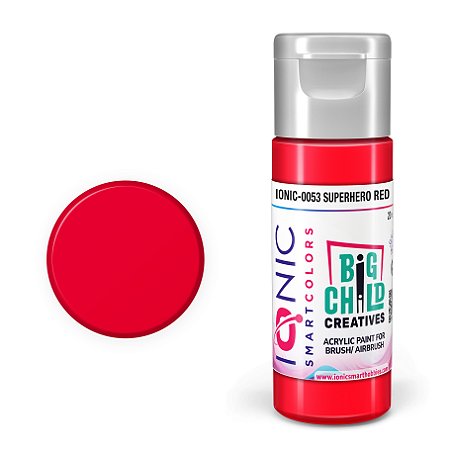Tinta Acrílica SUPERHERO RED (Vermelho) - IONIC (20ml)