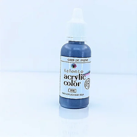 Tinta Acrílica Acrylic Color - GRIS DE PAYNE - Talento (20ml)