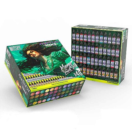 Conjunto Dipping Inks MEGA SET - Green Stuff World (Box x48 17ml)
