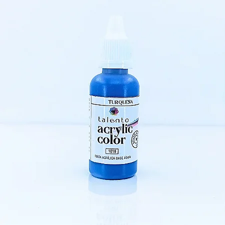 Tinta Acrílica Acrylic Color - TURQUESA - Talento (20ml)