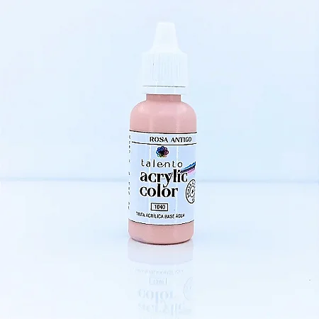 Tinta Acrílica Acrylic Color - ROSA ANTIGO - Talento (20ml)