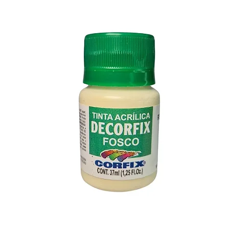 Tinta Acrílica Decorfix Fosca MARFIM - Corfix (37ml)