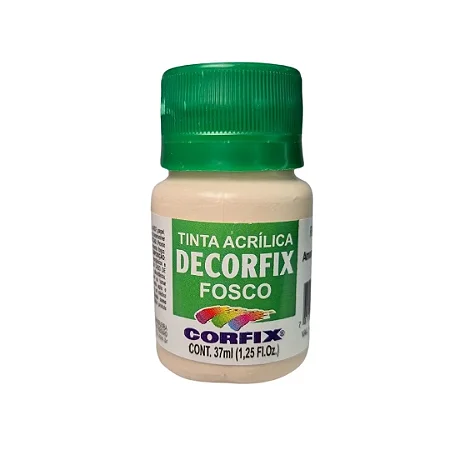 Tinta Acrílica Decorfix Fosca AMARELO PELE - Corfix (37ml)
