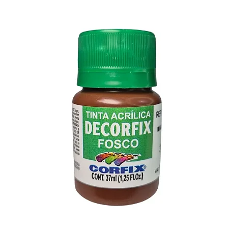 Tinta Acrílica Decorfix Fosca MARROM - Corfix (37ml)