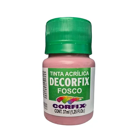 Tinta Acrílica Decorfix Fosca ROSA CICLAME - Corfix (37ml)