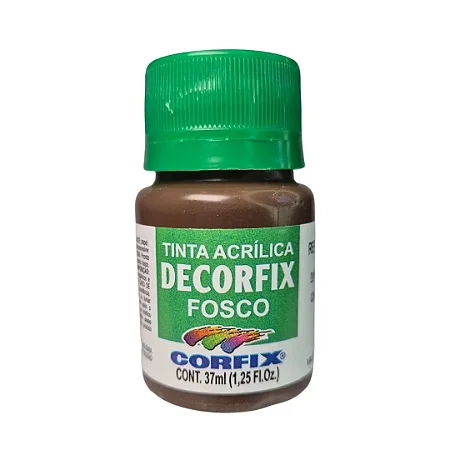Tinta Acrílica Decorfix Fosca DARK CHOCOLATE - Corfix (37ml)