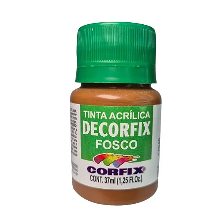 Tinta Acrílica Decorfix Fosca MARROM CLARO - Corfix (37ml)