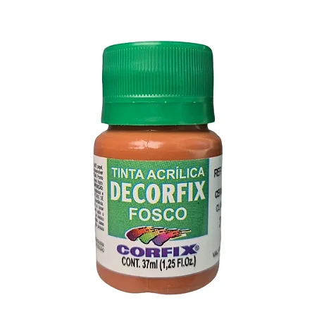 Tinta Acrílica Decorfix Fosca CERÂMICA CLARA - Corfix (37ml)