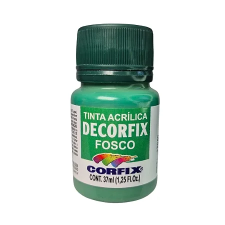 Tinta Acrílica Decorfix Fosca VERDE SECO - Corfix (37ml)
