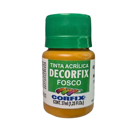 Tinta Acrílica Decorfix Fosca MARROM DOURADO - Corfix (37ml)