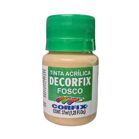 Tinta Acrílica Decorfix Fosca BEGE AREIA - Corfix (37ml)