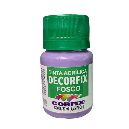 Tinta Acrílica Decorfix Fosca VIOLETA CLARO - Corfix (37ml)