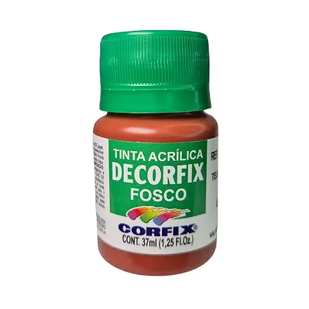 Tinta Acrílica Decorfix Fosca TELHA - Corfix (37ml)