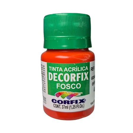 Tinta Acrílica Decorfix Fosca GOIABA QUEIMADA - Corfix (37ml)