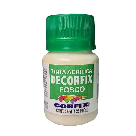 Tinta Acrílica Decorfix Fosca PORCELANA - Corfix (37ml)