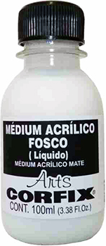 Medium Acrílico Fosco - Corfix (100ml)