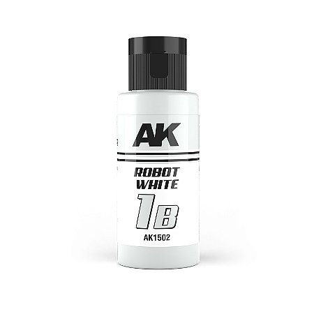 Tinta Acrílica Dual Exo 1B - ROBOT WHITE - AK Interactive (60ml)