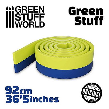 Massa Epóxi Azul e Amarelo com Gap - Green Stuff World (92cm)